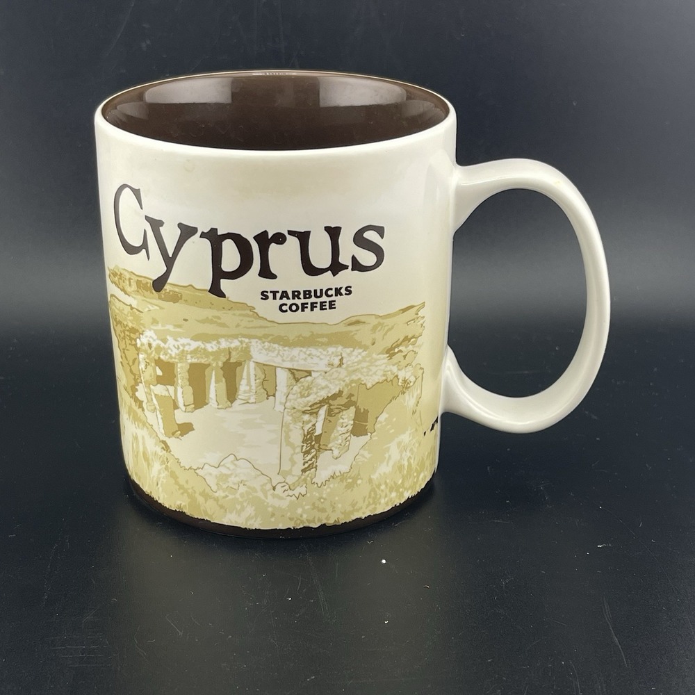 Starbucks Cyprus Mug Coffee Mugs Global Icon Collector Series 16 oz Tea Cup